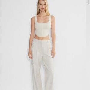 Aritzia Babaton Sculpt Knit Bustier Tank
